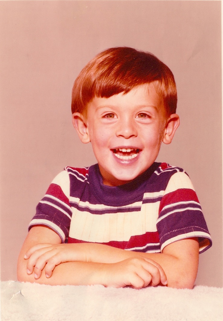 Brian as a child